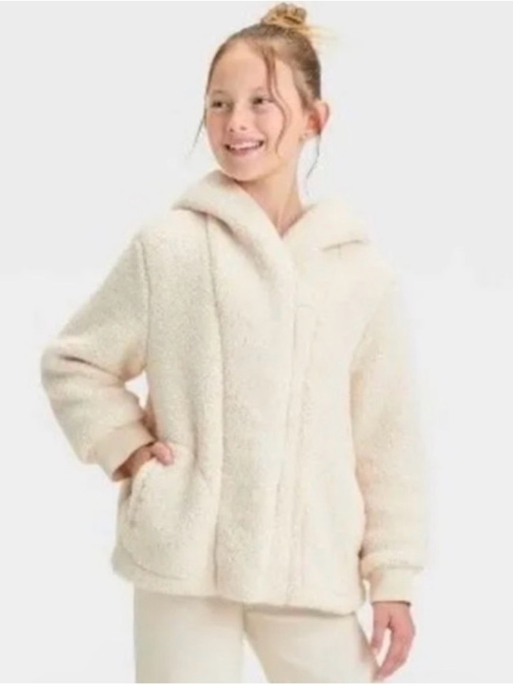 Cat & Jack Cozy Sherpa Hooded Jacket